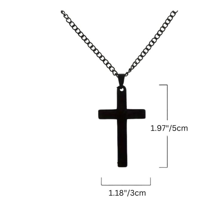 Minimalist Cross Alloy Pendant Necklace