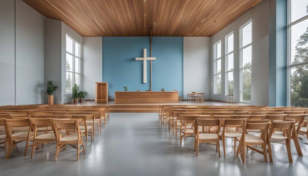 Protestant worship space