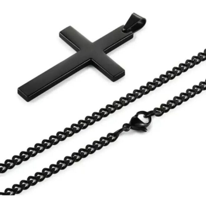 Minimalist Cross Alloy Pendant Necklace